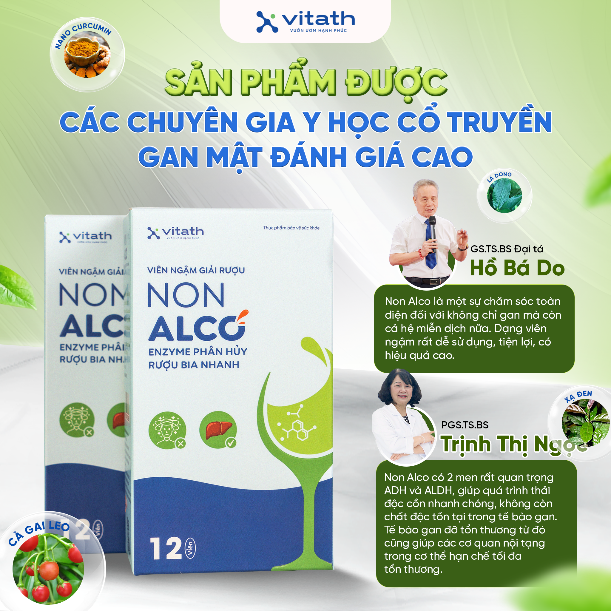 Viên ngậm giải rượu Non Alco 